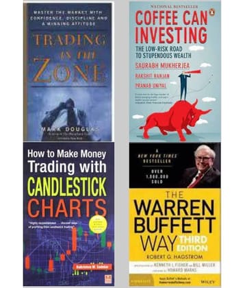 Coffee Can Investing + How to Make Money Trading witCh Candlestick Charts + Trading In The Zone  + The warren buffett way