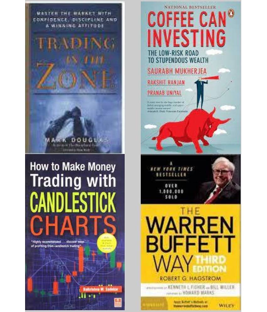 Coffee Can Investing + How to Make Money Trading witCh Candlestick Charts + Trading In The Zone  + The warren buffett way
