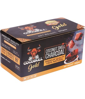 COCOBULL | 26MM - 250 Grams - 16 Pieces | Coconut Hookah Coals | Coconut Shell Charcoal