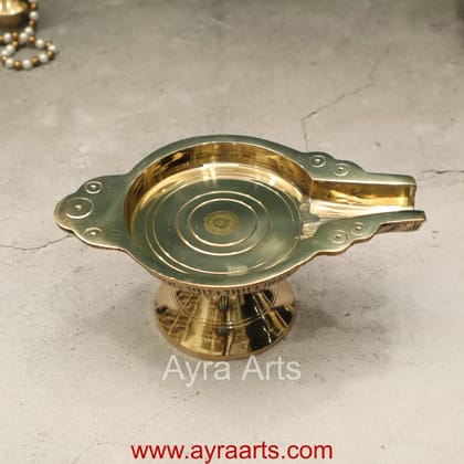 Brass Abhishek Patra for Pooja/Abhishekam Tray Stand for God Idols