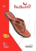 Walkaroo WG5037 Tan G No 6 Mens Slipper