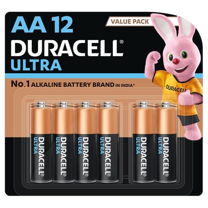 Duracell Ultra AA Battery Pack of 12