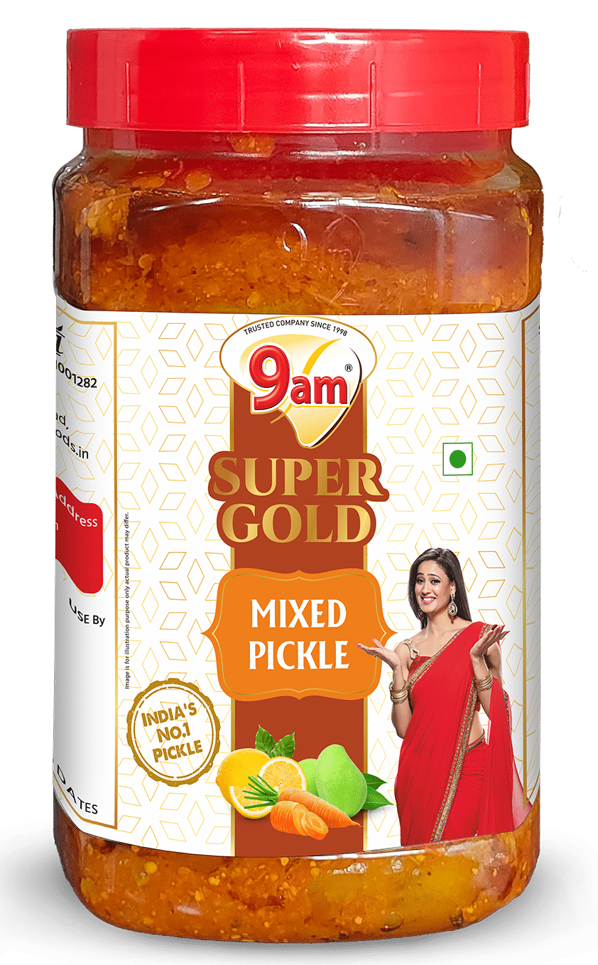 9am Mixed Pickle, 900 gm