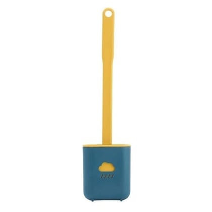 DHRUVINSRI Silicone Soft Bristle Toilet Brush – Flexible, Durable Design with Quick Dry Holder for Efficient Cleaning – Multicolor, Pack of 1 DHRUVINSRI Silicone Soft Bristle Toilet Brush – Flexible, Durable Design with Quick Dry Holder for Efficient Cleaning – Multicolor, Pack of 1