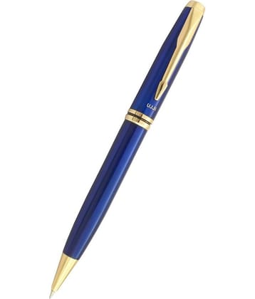 UJJi Blue Color Pen Brass Metal (Blue Ink) Ball Pen