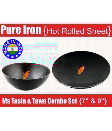 Veer Combo Tasla Tawa 7&9 2 Piece Cookware Set