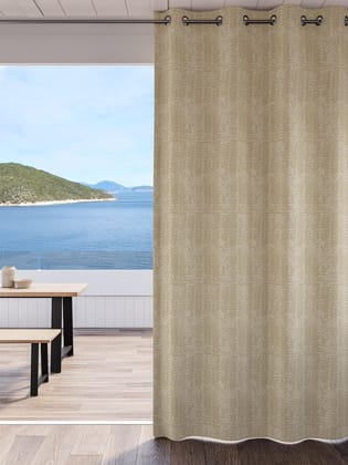 DDECOR - 100% Polyester Door 7 Ft|135 CM X 225 CM| - Beige