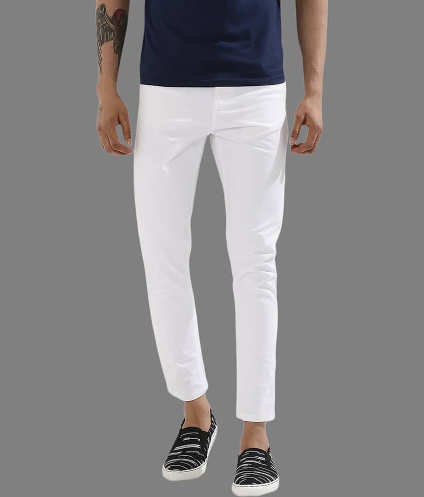 Lawson - White Denim Skinny Fit Men's Jeans ( Pack of 1 )