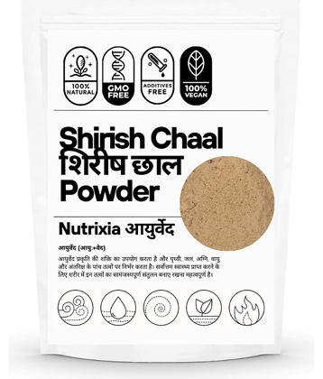 Nutrixia Shirish Chaal Powder, Shirisha Bark, Albizia lebbeck, Chhal Dried, 100 gm