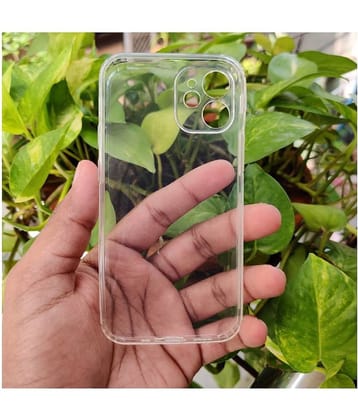 Apple iPhone 12 Mini Soft Silicon Cases Case Vault Covers - Transparent
