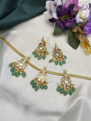 Jadau Necklace Set 076