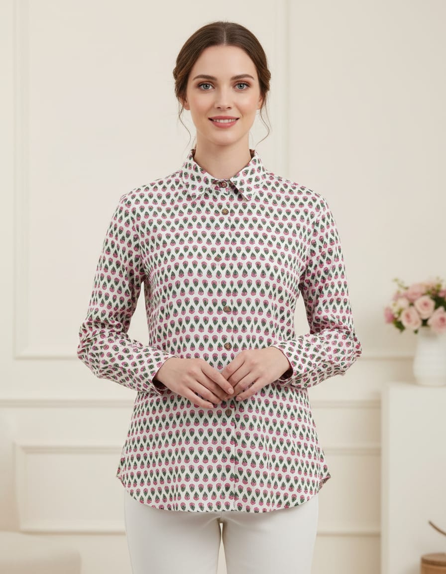 COTTON SHIRT FOR WOMEN Rajasthani Traditional.