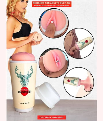 Airtech Fleshlight Masturbator Real Feel Handjob Toy For Men | Male Stroker Mini Cup Masturbator Sex Toy For Men