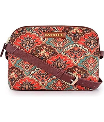 SAKWOODS Sling Bag Canvas Set of 1 ( Multicolor )