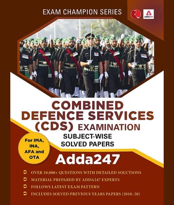 COMBINED DEFENCE SERVICES (CDS) EXAMINATION: SUBJECT-WISE SOLVED PAPERS (EXAM CHAMPION SERIES)
