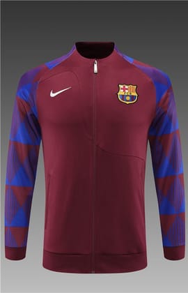 Barcelona Maroon Jacket 23 24 Season-M
