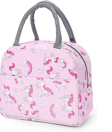 House Of Quirk - Pink Polyester Lunch Bag