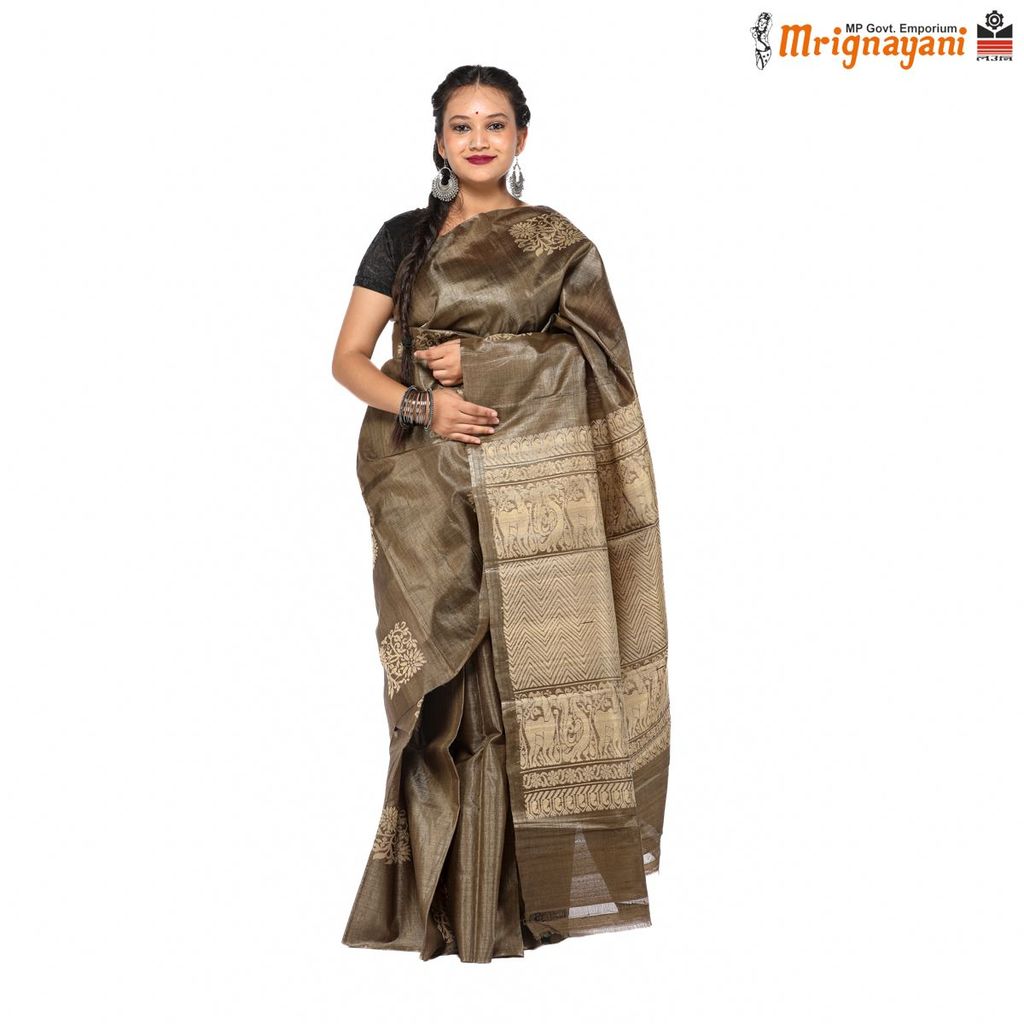 HANDLOOM KOSA SAREE WITH BLOUSE (SKU - 1ST101010222, SAREE - 1180) - Sarees | Buy online on ZillyBuy