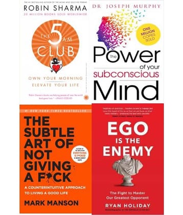5 Am Club + The Power of your subconscious mind + The Subtle Art +  Ego Is The Enemy