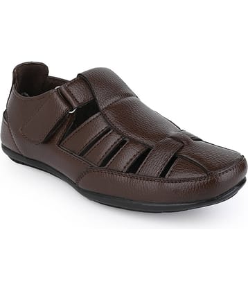 softio - Brown Men's Sandals