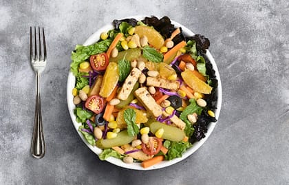 Teriyaki Tofu Nutty Salad