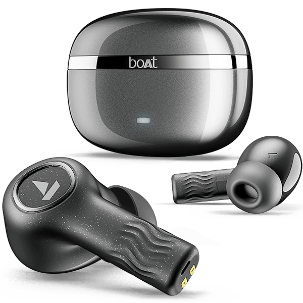 boAt Nirvana Ion ANC | Wireless Earbuds with Active Noise Cancellation, ENx Technology, 120 Hours Playback, BEAST Mode boAt Nirvana Ion ANC | Wireless Earbuds with Active Noise Cancellation, ENx Technology, 120 Hours Playback, BEAST Mode - Crystal Black