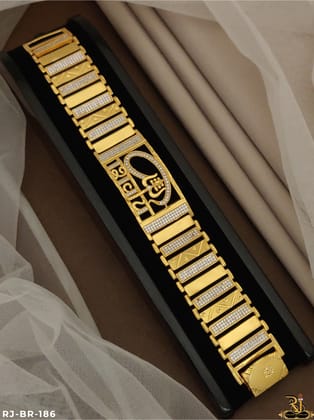 High quality finishingn shivay name  men's fashion design bracelet RJ-BR-186
