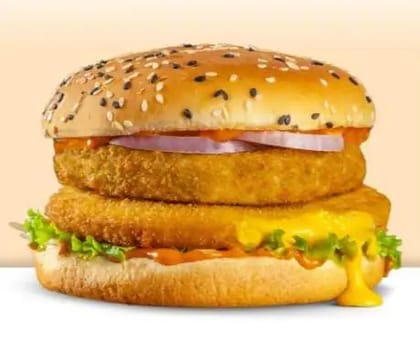 Veggie Cheese Bomb Burger
