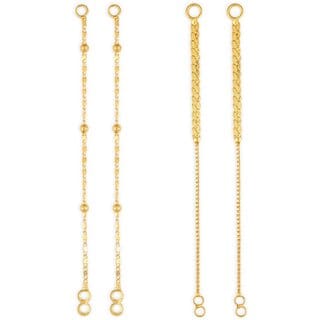 1gram gold Plated Kanchain Ear chain earcuff Ear to Ear Combo for Women & Girls 1gram gold Plated Kanchain Ear chain earcuff Ear to Ear Combo for Women & Girls