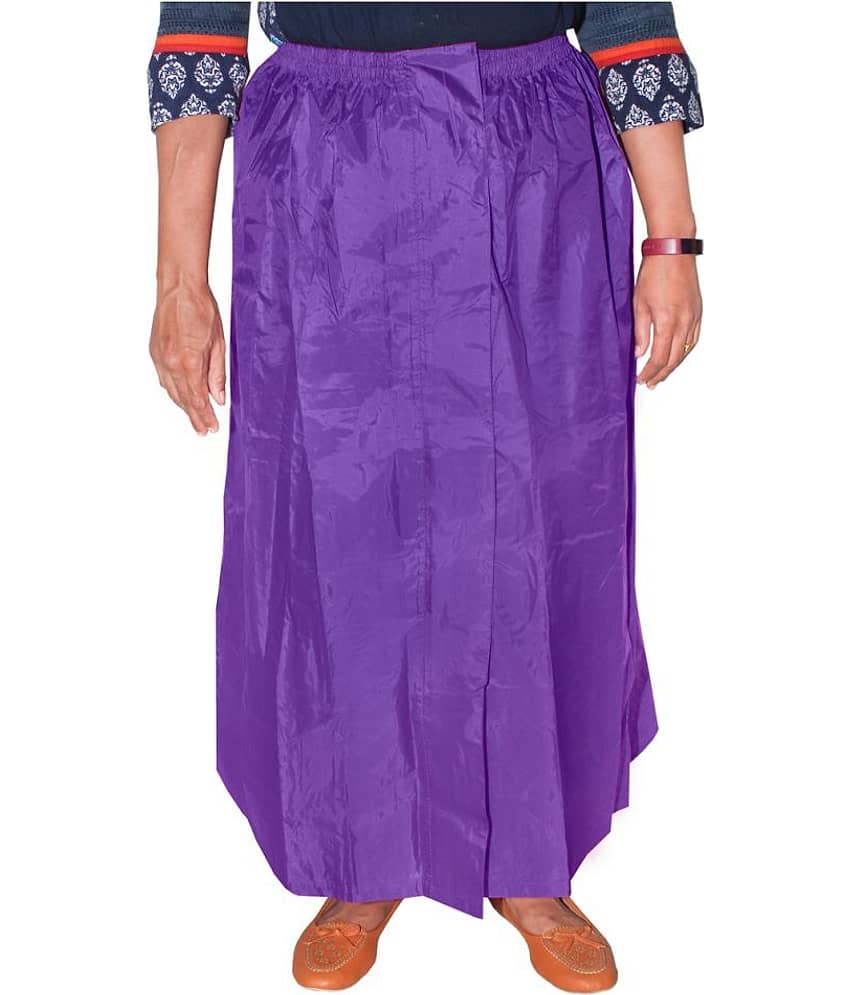 Goodluck Nylon Short Rainwear - Purple