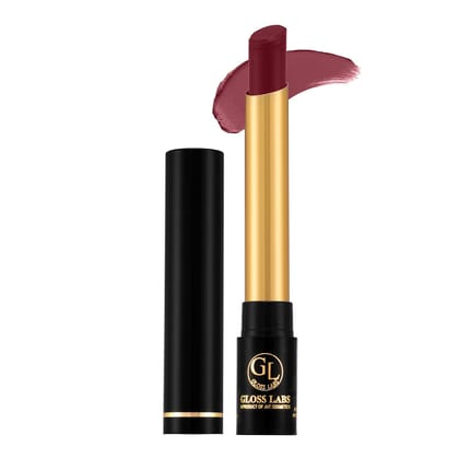 GLOSS LABS Non Tranfer Lipstick Long Stay & Smooth,Waterproof and Stay upto 15 hrs, Glossy Finish - (Color no 09) Dark Maroon