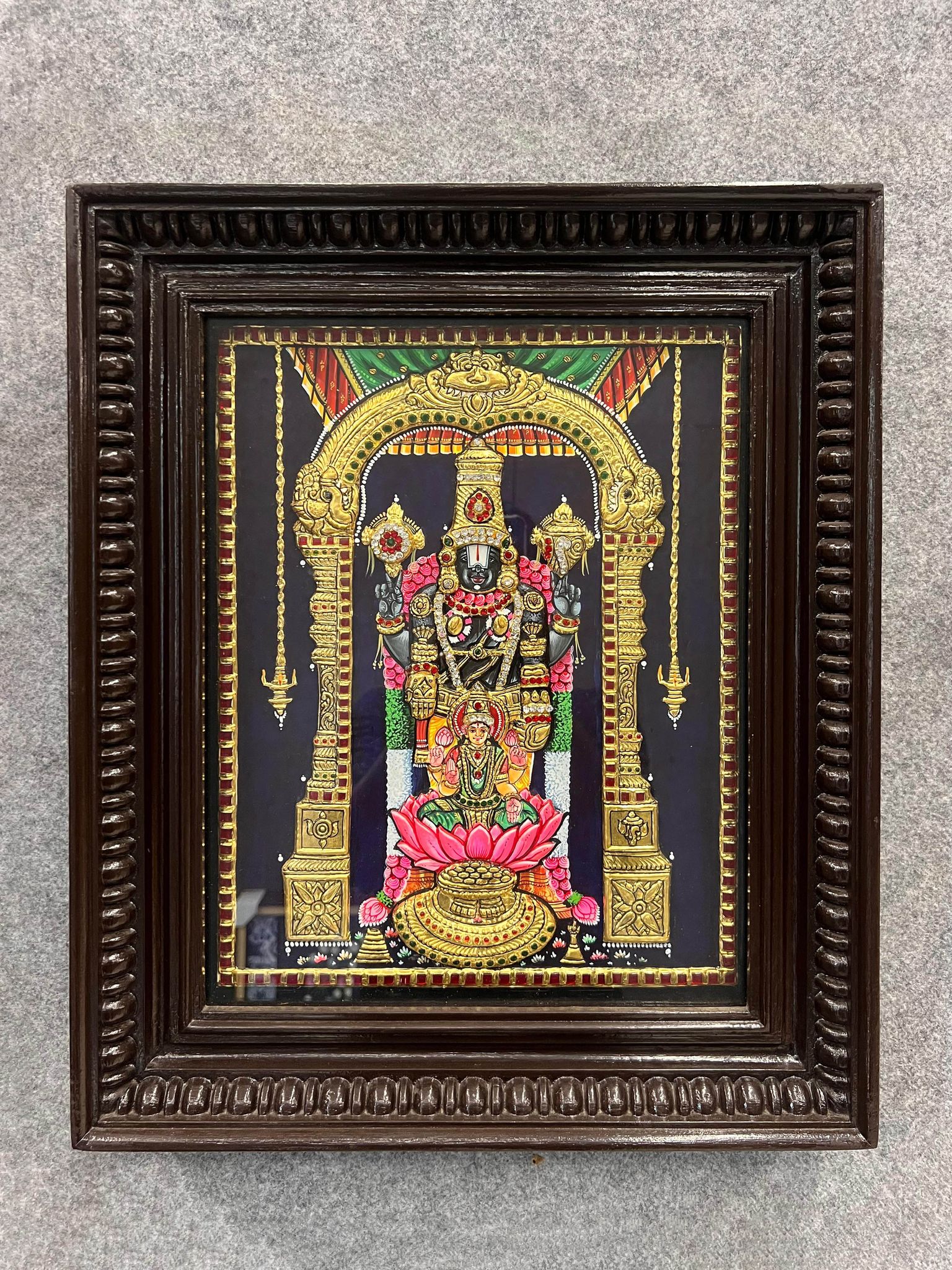 Balaji Embossed  - Without Frame 15 x 12
