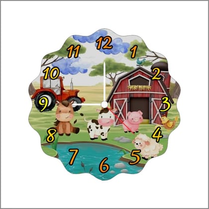 The Magical Gifts Wall Clock for Kids and Decor | Room| Home | Office |Living Room | Return Gift | Birthday Gift for Boys and Girls MBMB C98 8