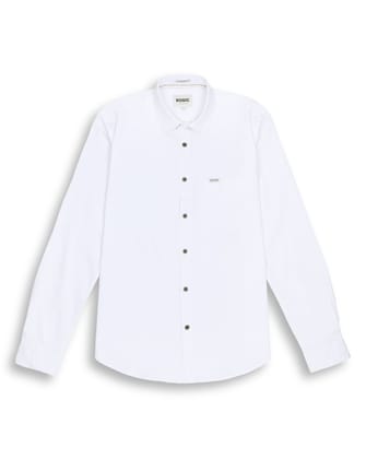 SOLID SHIRT IN WHITE-M