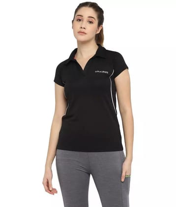 OFF LIMITS Black Polyester Tees - Single - None