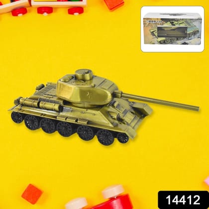 Retro Iron Art Tank Model, Nostalgia Tank Crafts Home Decor Ornament, Desktop Decorations for Office Living Room Children's Room Gift (Metal)