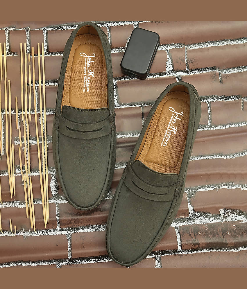 John Karsun Green Men's Slip on