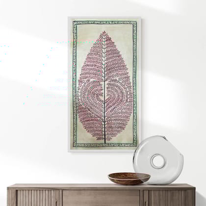 Tree of Life Patta Tussar Painting Tree of Life Patta Tussar Painting