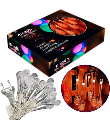 MIRADH - Orange 3Mtr String Light ( Pack of 1 )