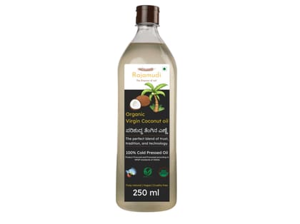 Rajamudi Organics Cold pressed Coconut Virgin Oil - 250 Millilitre