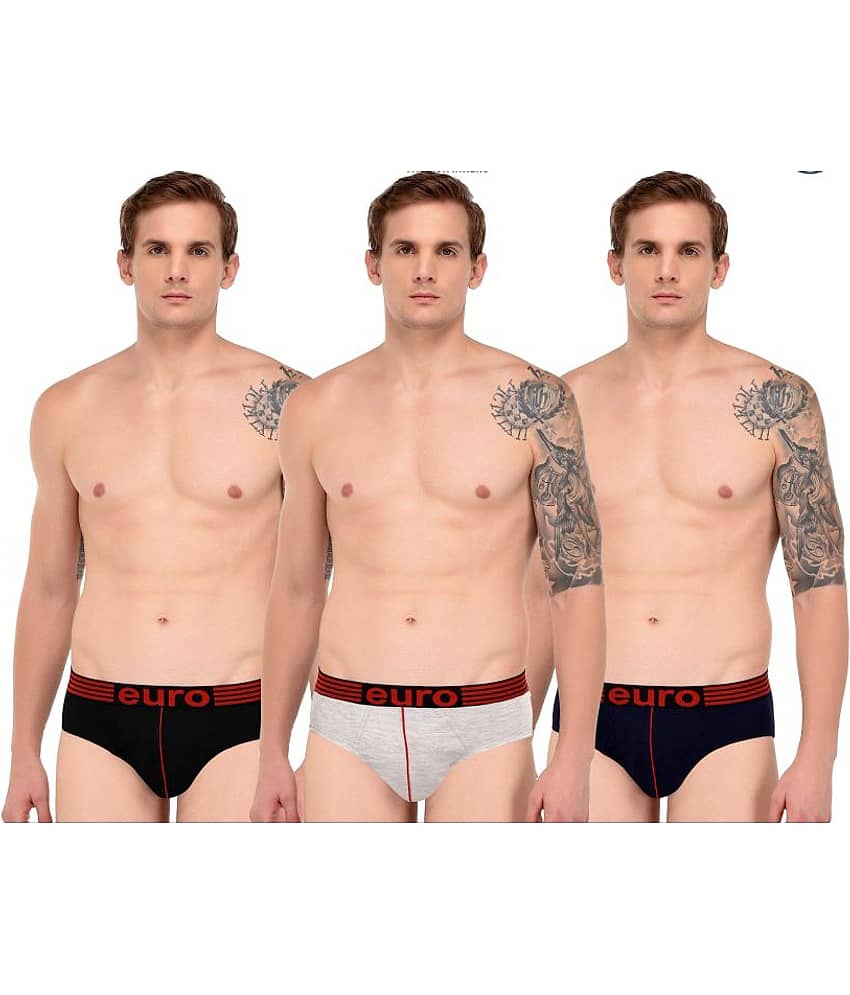 Euro Multi Brief Pack of 3