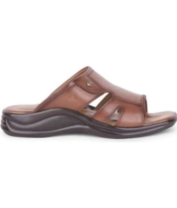 Liberty Tan Men's Leather Slipper