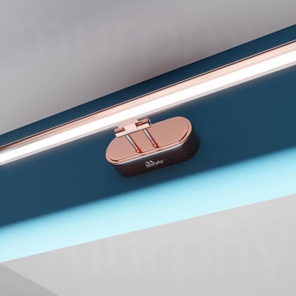 Murphy 12W 3-in-1 Color Changing Full Copper Finish LED Mirror Picture Wall Light,Bathroom Vanity Led Mirror Light (Cool White/Warm White/Natural White)-CW+WW+NW / Pack of 5