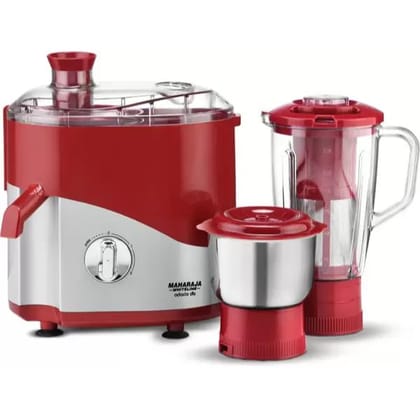 Maharaja Whiteline JX1-158 Odacio DLX 550W Juicer Mixer Grinder (2 Jars, Cherry Red)