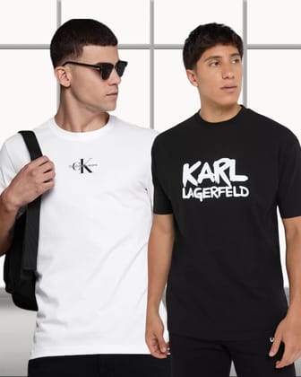 Iconic Logo Combo Tees-for Mens-XL