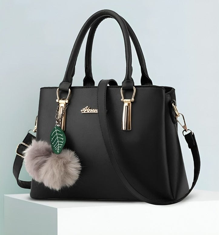 ✨ Elegant Handbag for Women – Stylish, Versatile & Chic with Pom-Pom Charm ✨