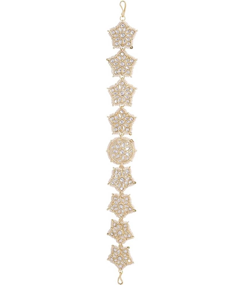 VIRAASI - White Hair Accessories ( Pack of 1 )