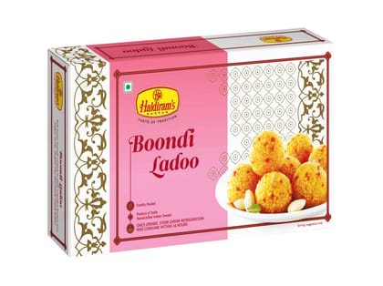 Haldiram's Boondi Ladoo Packed Sweets - 250 Gm