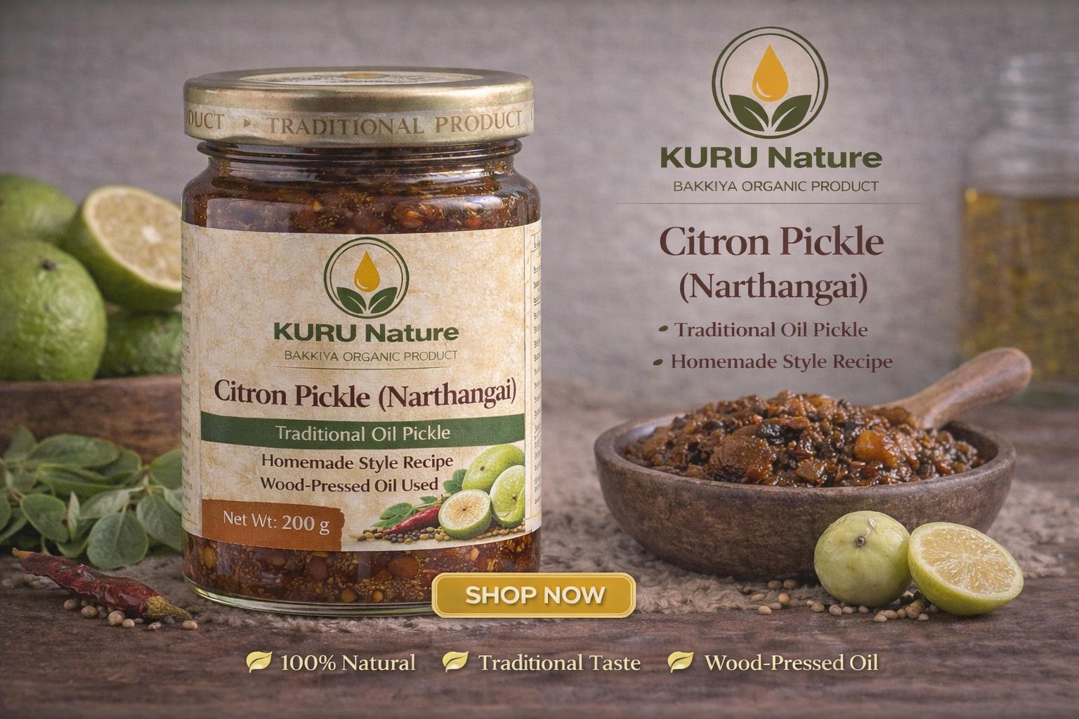 Citron Pickle (Narthangai)