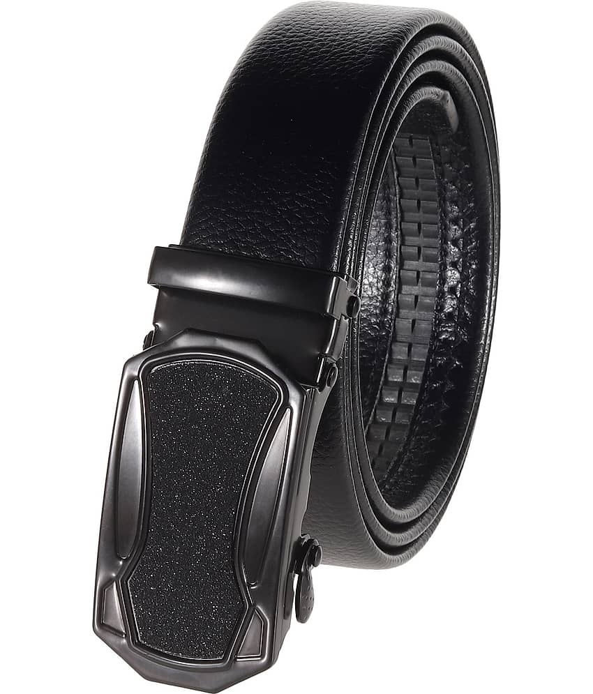 Zacharias - Black Canvas Men's Casual Belt ( Pack of 1 )